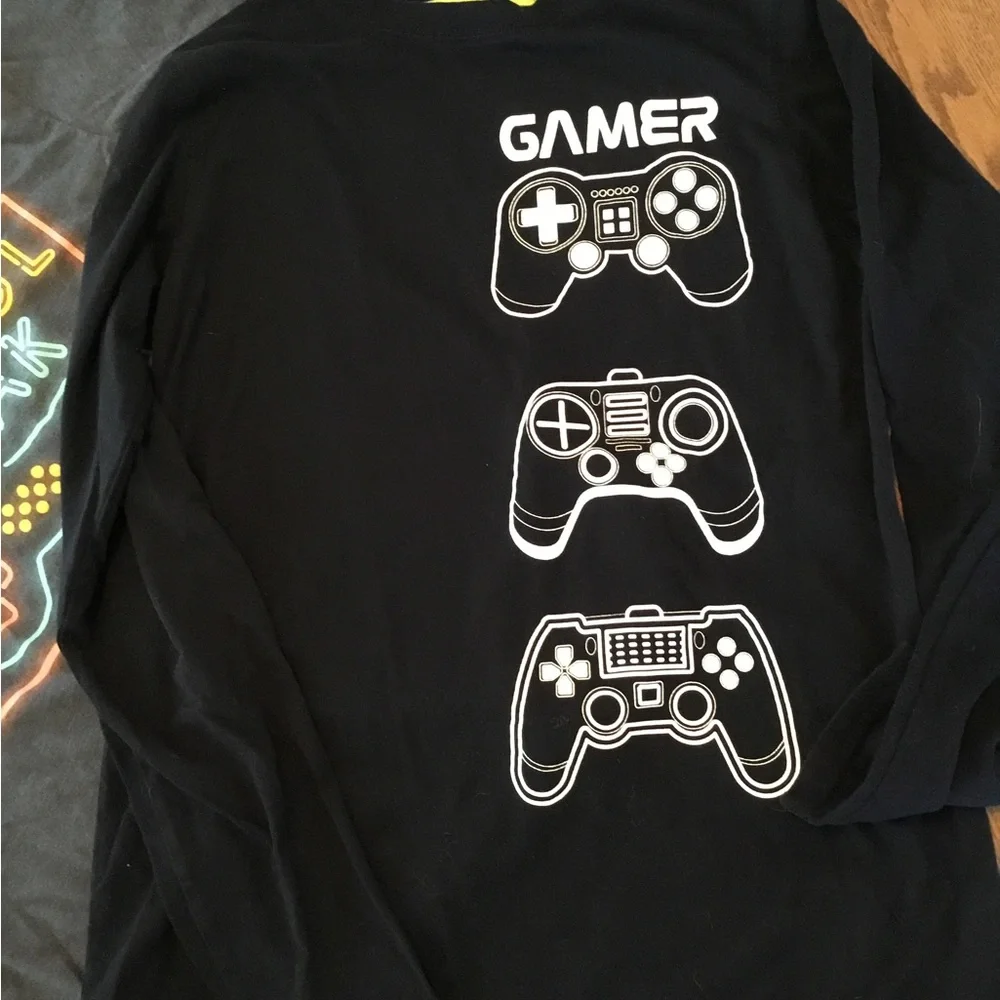 Boy’s XL 18-20, Gaming Tee’s, Long Short Sleeve